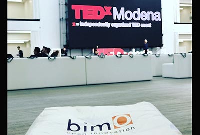 bimO takes part in the TEDxwomen at the Florim Gallery in Fiorano Modenese with a corner on digital innovation